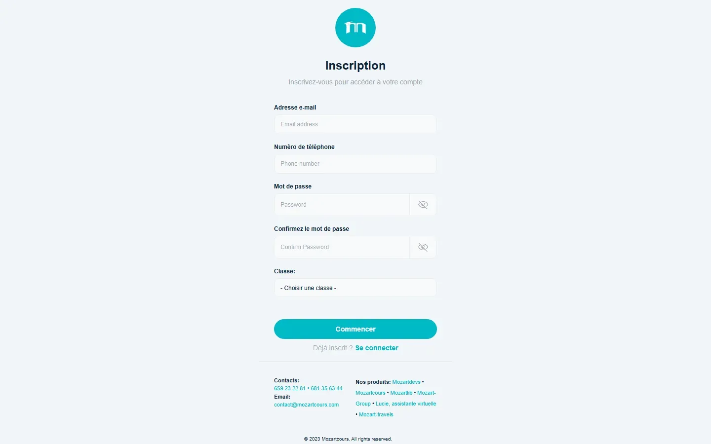 MozartCours — l’écosystème digital d’un service de soutien scolaire